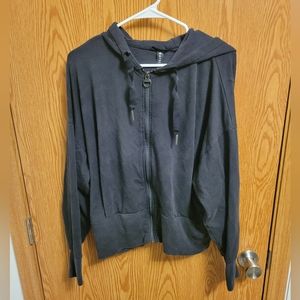 Athleta Balance zip up hooded sweatshirt L